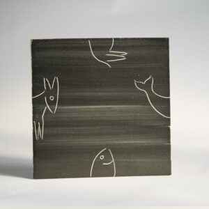 Mattonella 20x20 cm ~ graffito